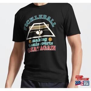 Pickleball Rules Active Tshirt Tee Unisex